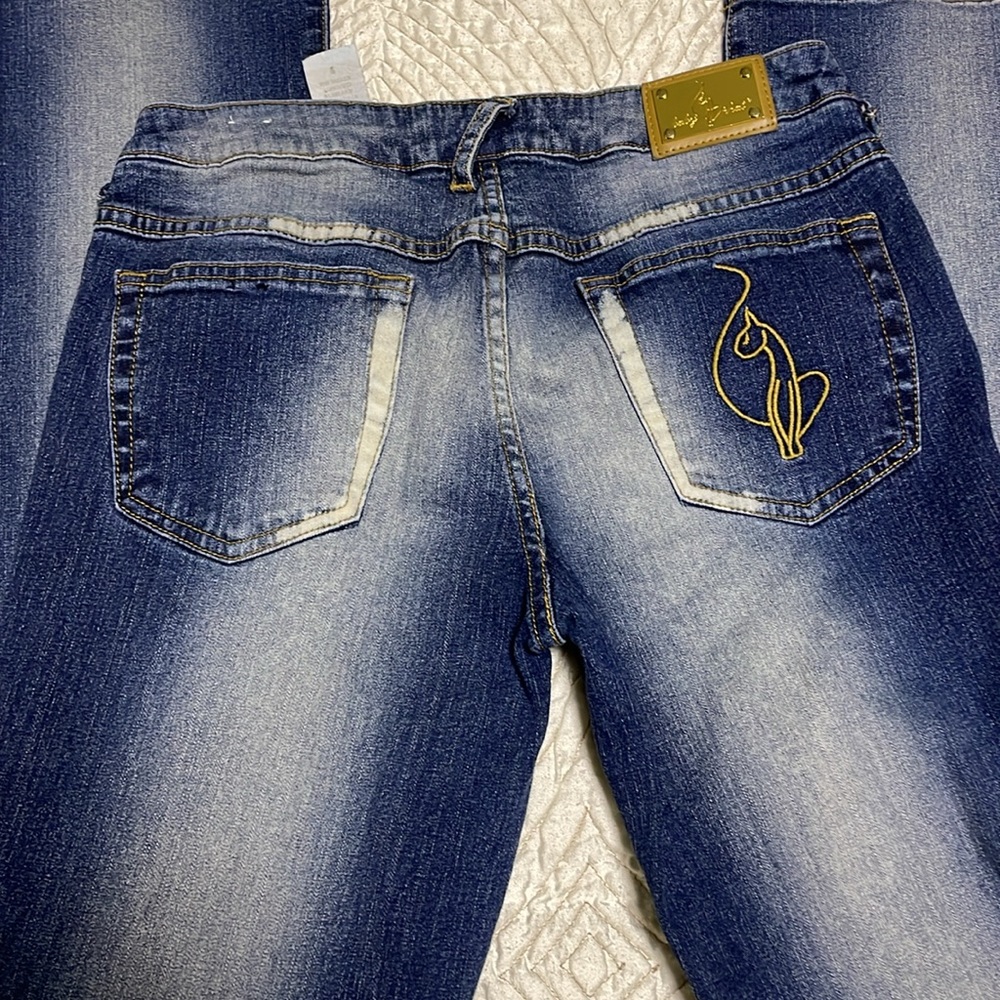 Baby Phat blue jeans, size 9 juniors